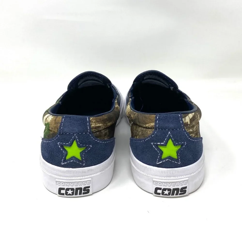 💖MEGA SALE💖CONVERSE Women's ONE STAR CC SLIP Obsidian Blue Canvas 168666C
